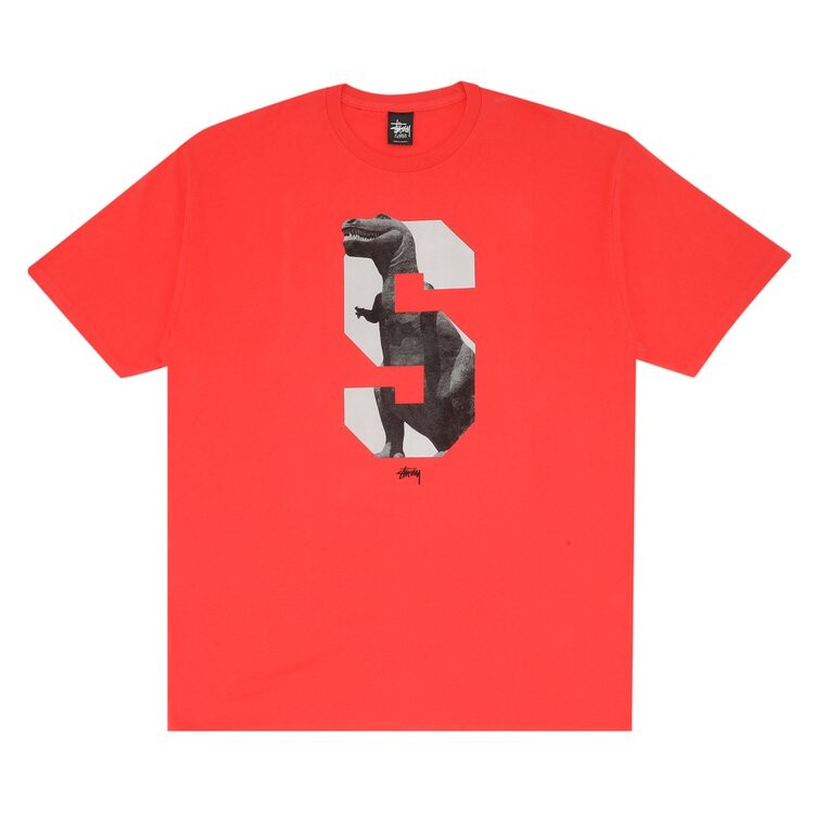

Футболка Stussy S Dino 'Red', красный