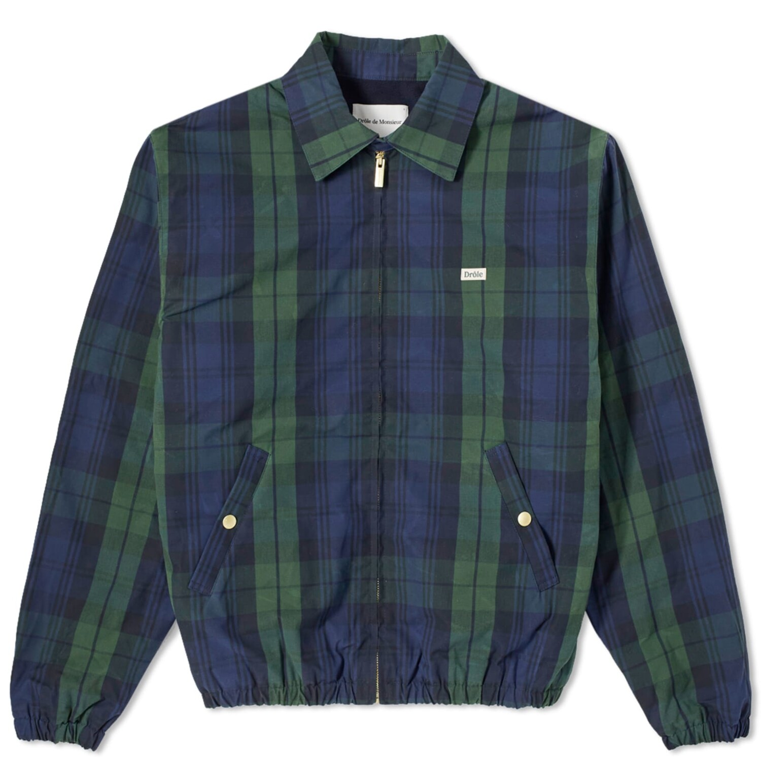 

Куртка Drôle De Monsieur Tartan Logo Harrington, зеленый