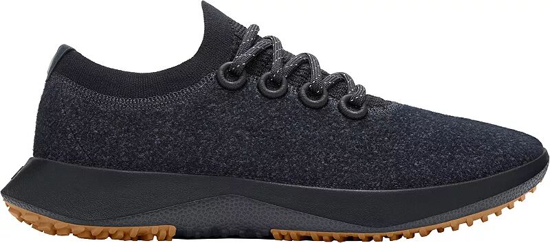 Женские кроссовки Allbirds Dasher 2 Mizzle из шерсти, черный мужские шерстяные кроссовки allbirds mizzle для бега темно серый белый