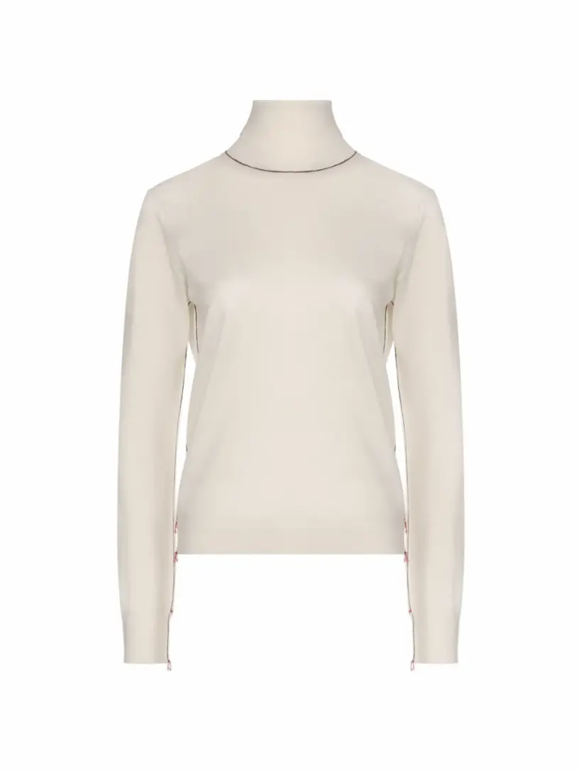 

Шерстяная водолазка Maison Margiela, белый