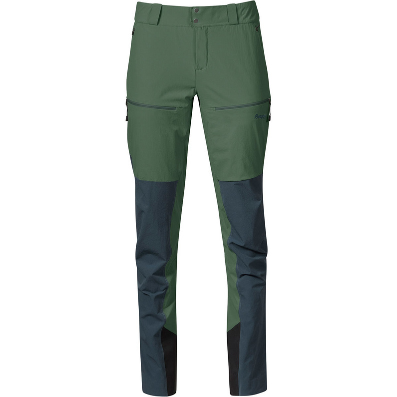 Женские брюки из софтшелла Rabot V2 Bergans, зеленый