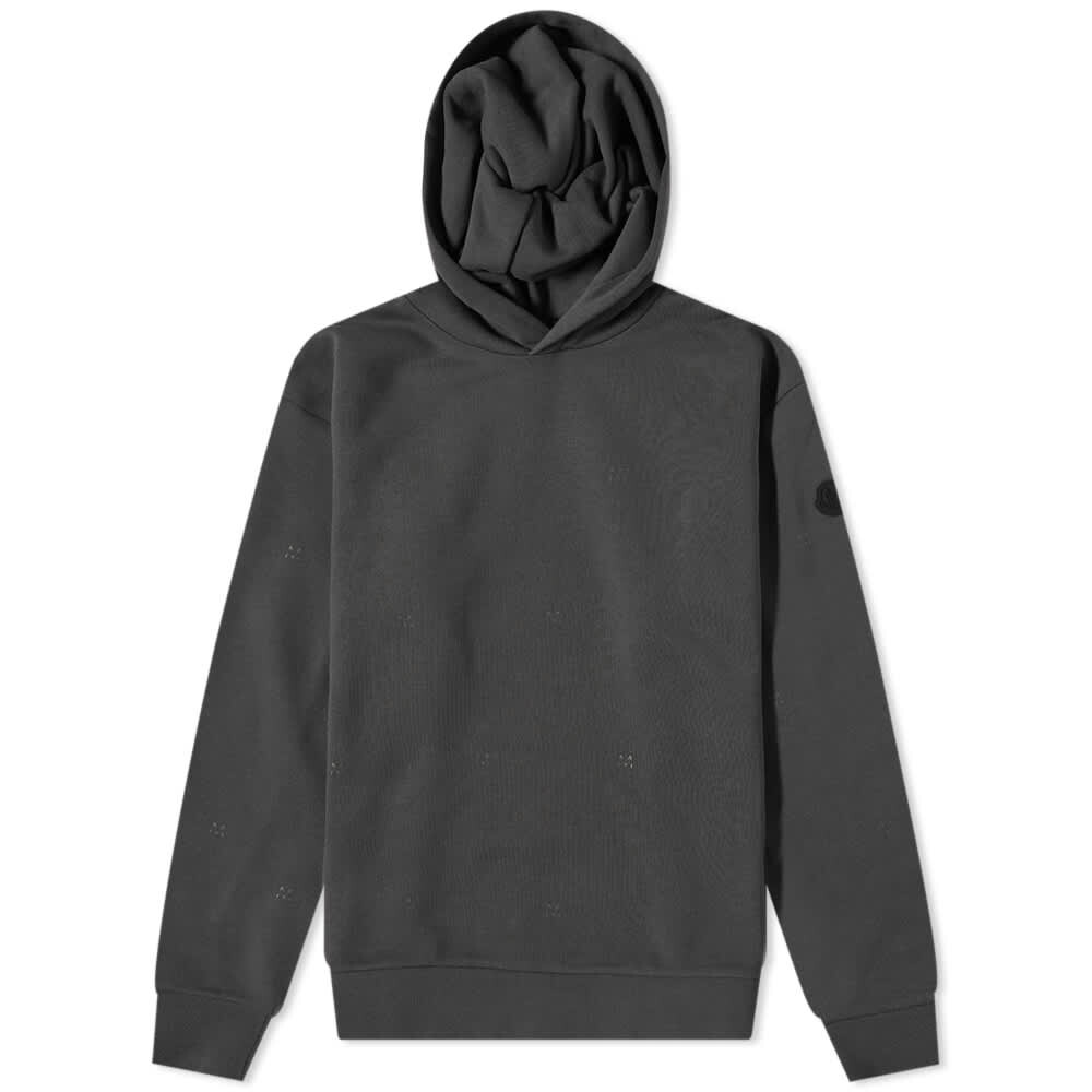 

Moncler худи Popover с монограммой, серый