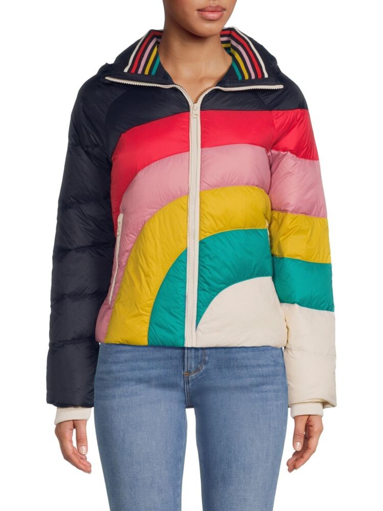 

Пуховик Apres Rainbow Marine Layer, цвет Navy Rainbow