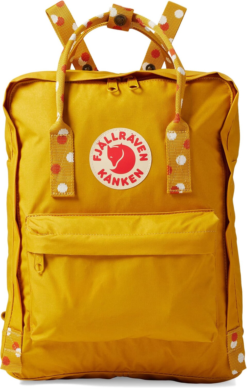 

Рюкзак Kanken Fjällräven, цвет Ochre/Confetti Pattern