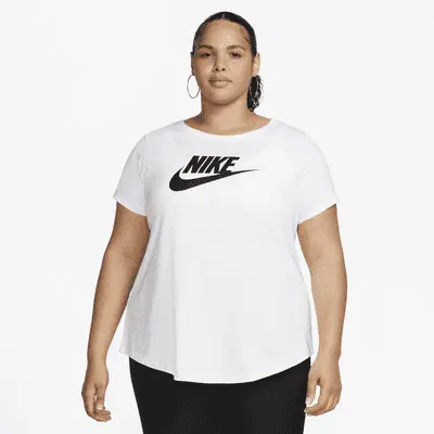 

Футболка Nike Sportswear Essentials, белый/черный