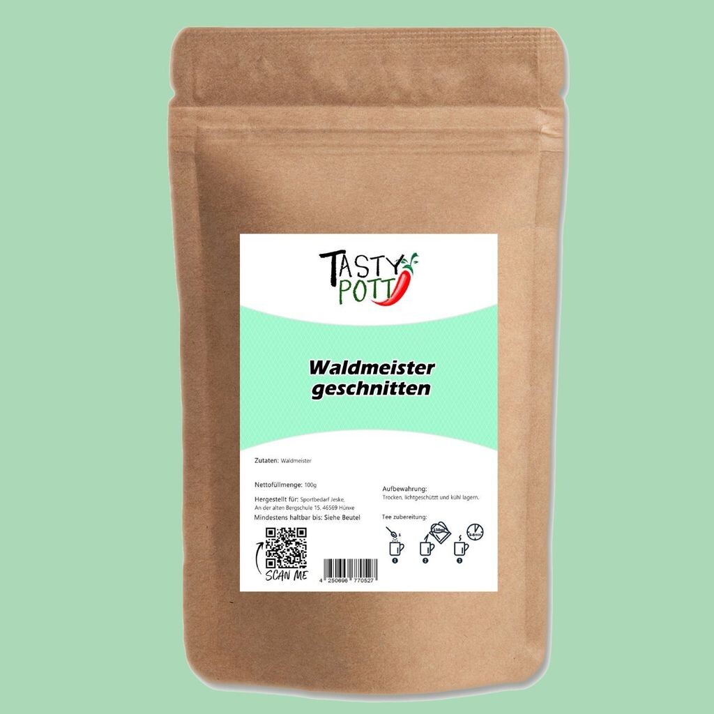 

Tasty Pott Woodruff нарезанный 250г Tasty-Pott