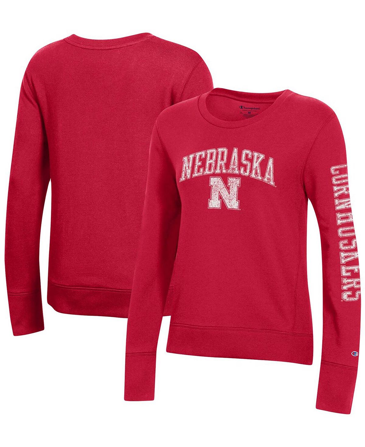 

Женский флисовый свитшот Scarlet Nebraska Huskers University 2.0 Champion