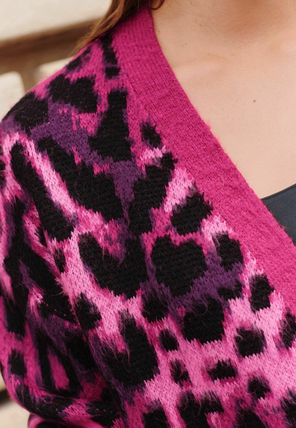 

Кардиган STATEMENT PATTERN Next, розовый