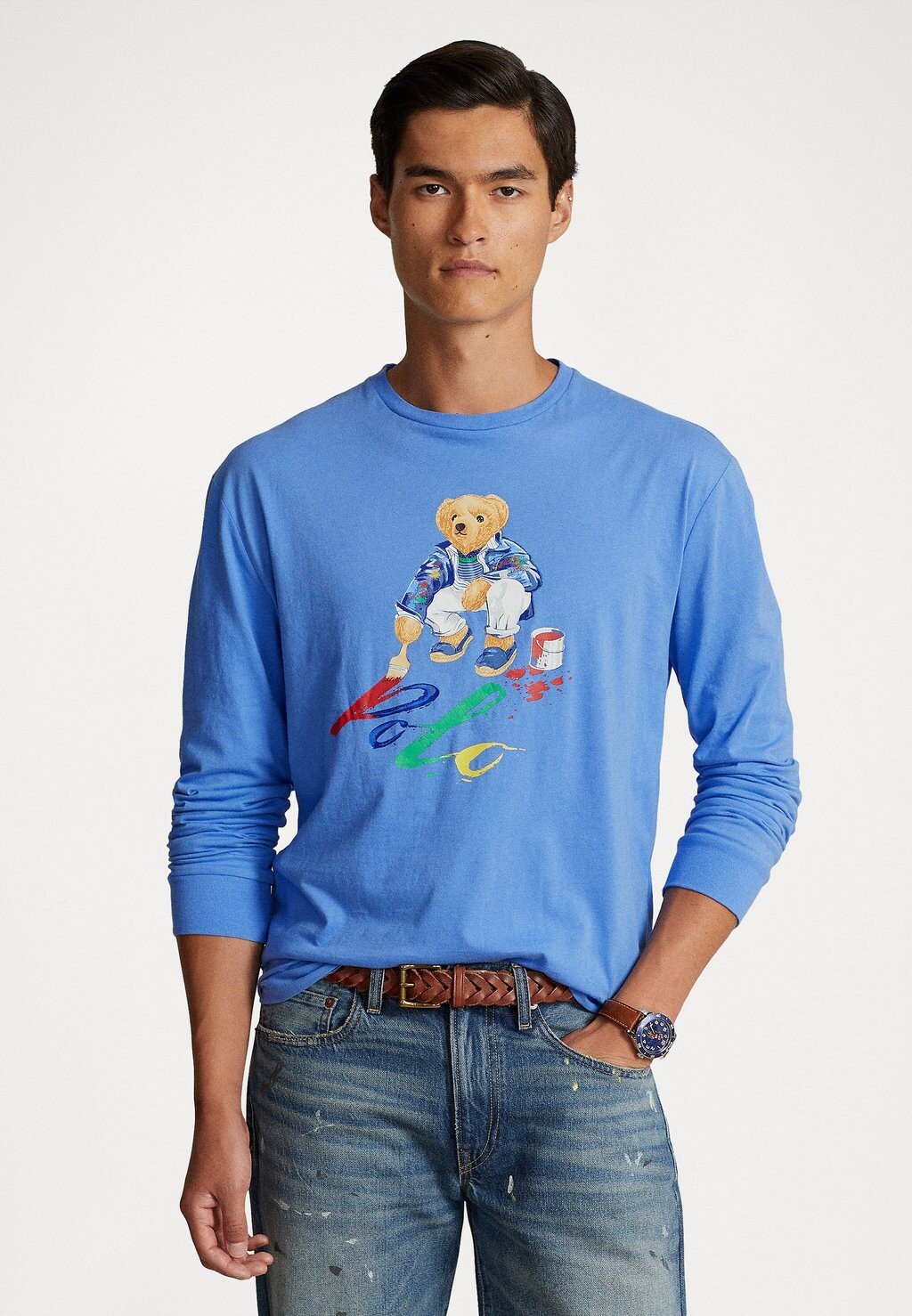 

Рубашка с длинным рукавом LONG SLEEVE Polo Ralph Lauren, цвет summer blue