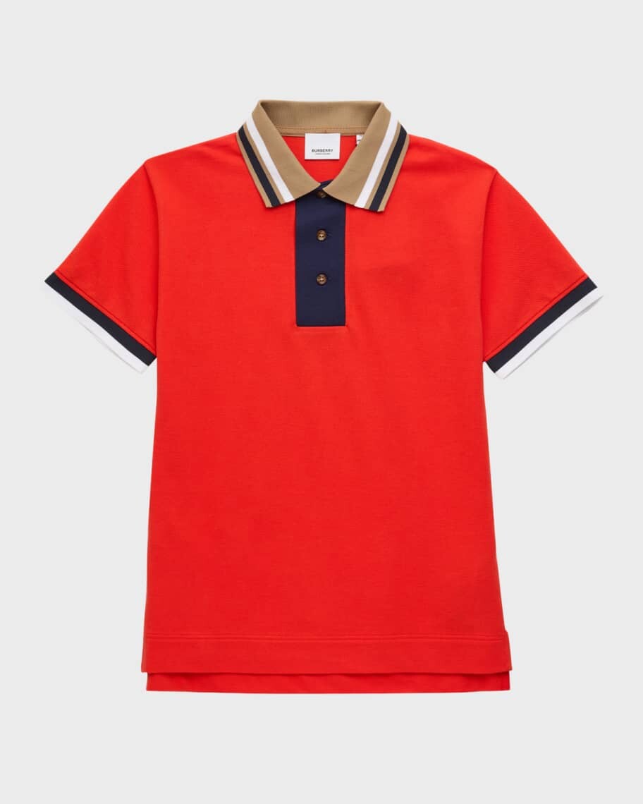 

Рубашка поло Douglas Collegiate для мальчиков, размер 3–14 Burberry