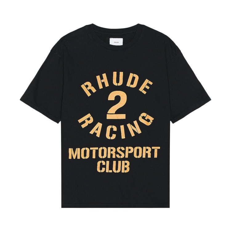 Футболка Rhude Desperado Motorsport 'Vintage Black', черный футболка rhude sales and service vintage black черный