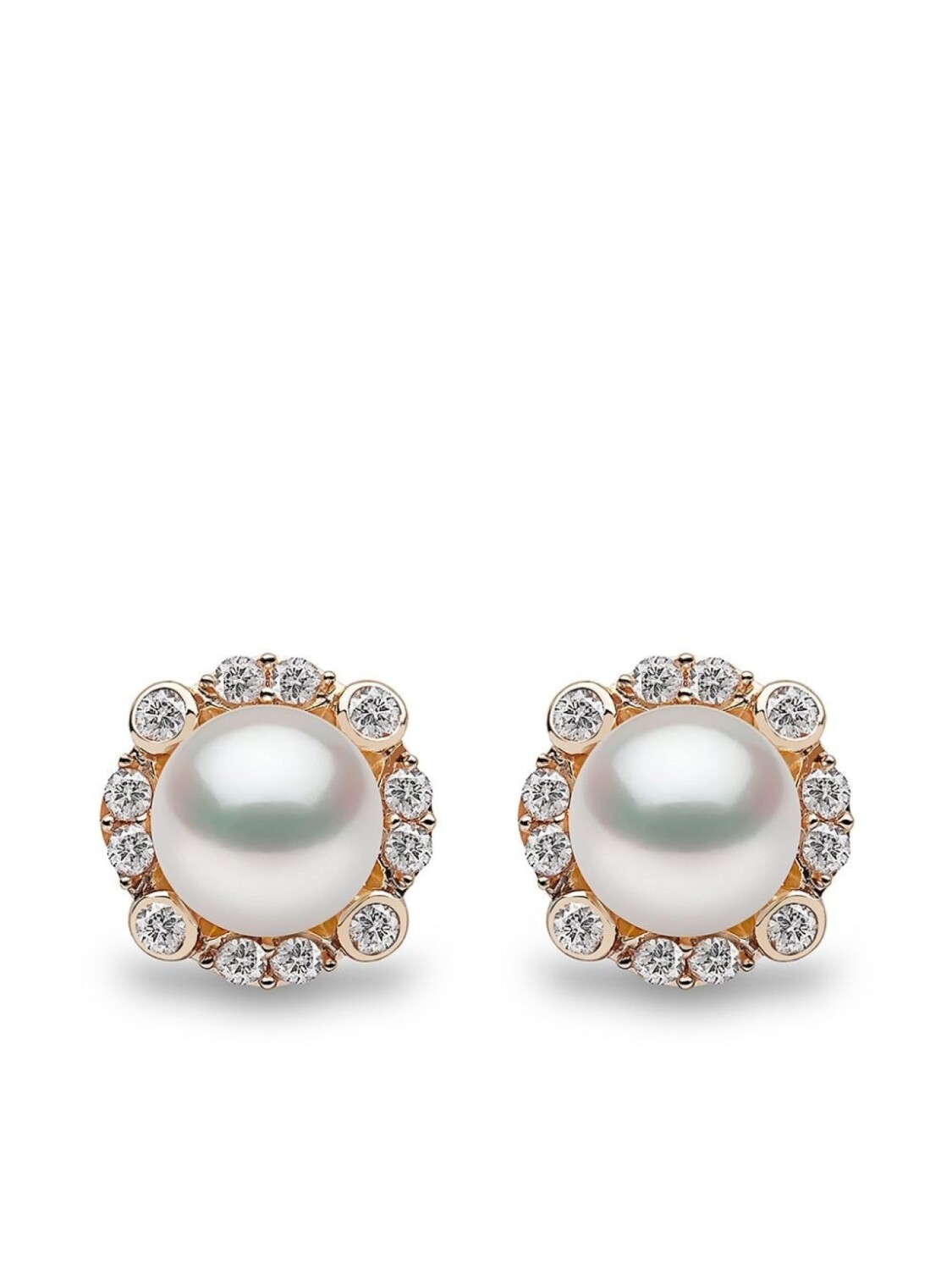 

Серьги Trend из желтого золота с жемчугом и бриллиантами Yoko London, золотой