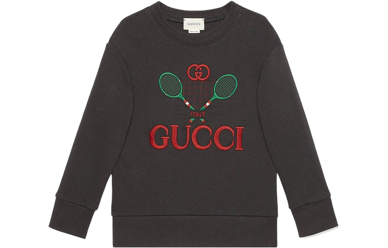 

Детская толстовка GUCCI, цвет Black/Gray