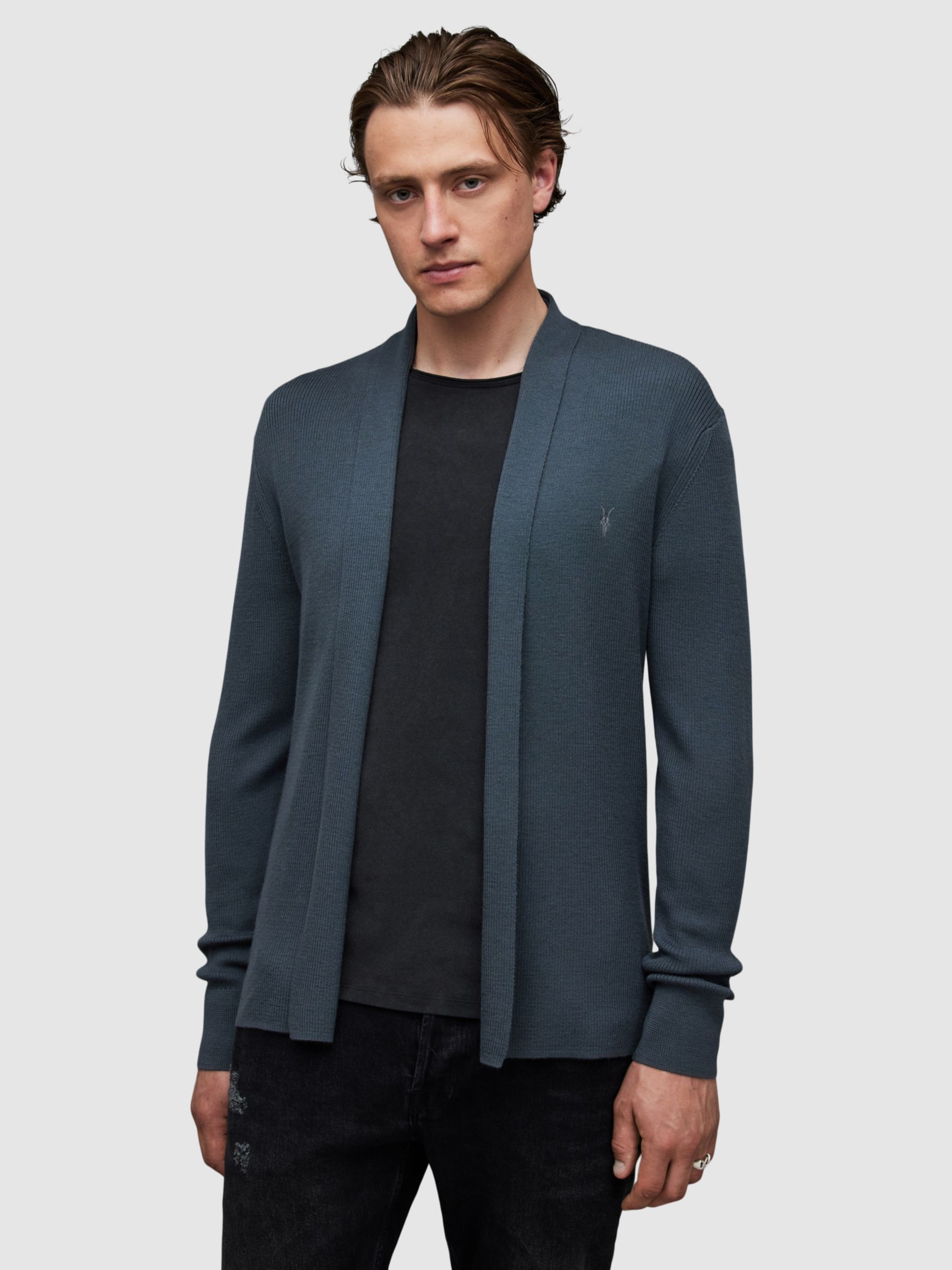 

Кардиган AllSaints Mode Merino, Beetle Blue