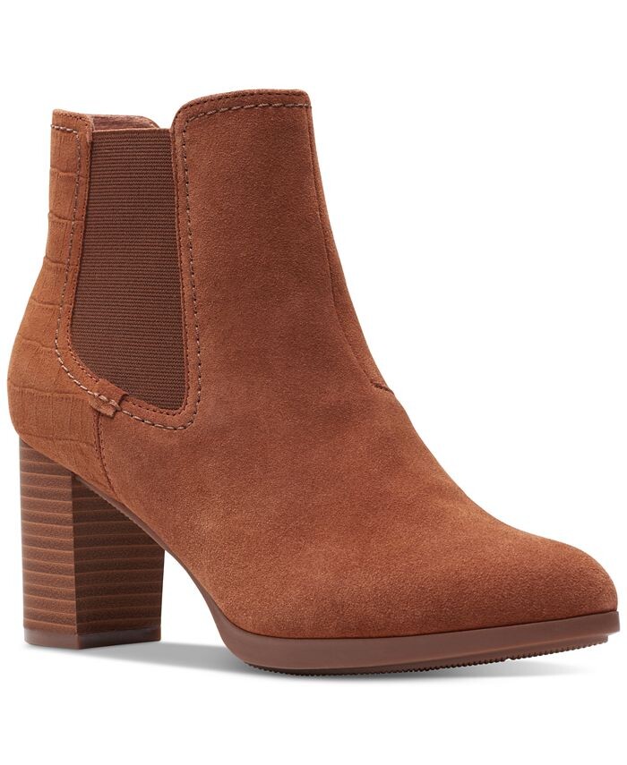 

Женские ботильоны Bayla Rose Dress до щиколотки Clarks, тан/бежевый