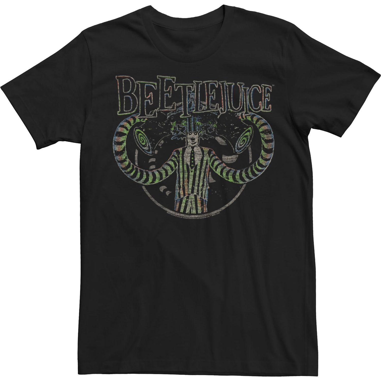 Мужская винтажная футболка Beetlejuice Showtime Licensed Character