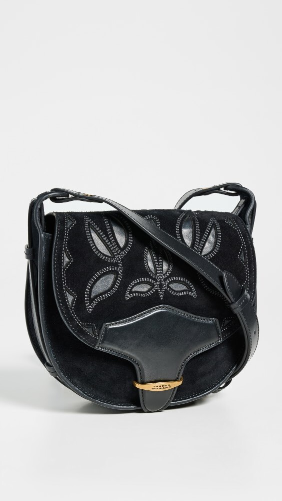 

Сумка Isabel Marant Botsy Saddle, черный