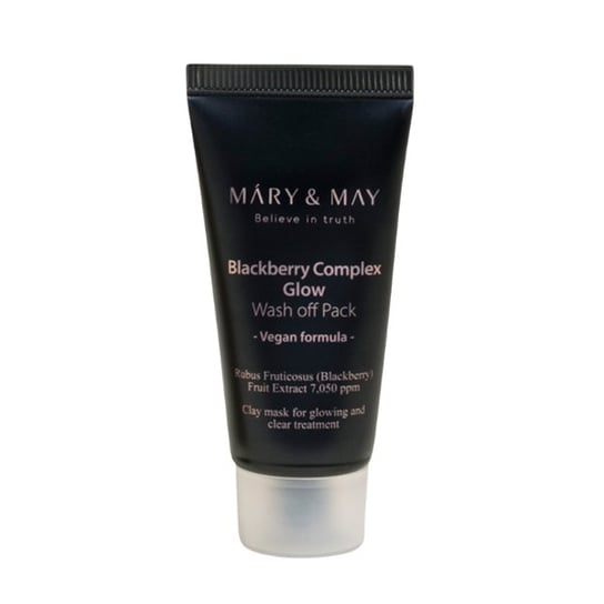 Осветляющая глиняная маска - 30 г Mary&May Blackberry Complex Glow, Inny producent фотографии