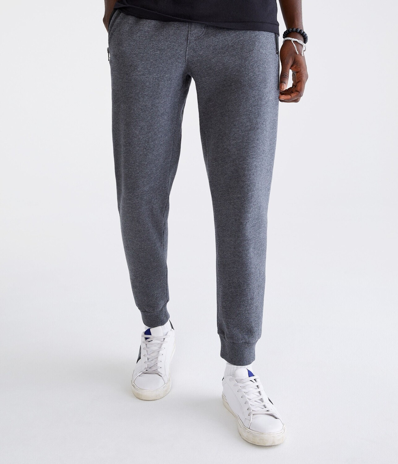 

Мужские однотонные спортивные штаны Aeropostale для джоггеров, цвет Charcoal Hthr