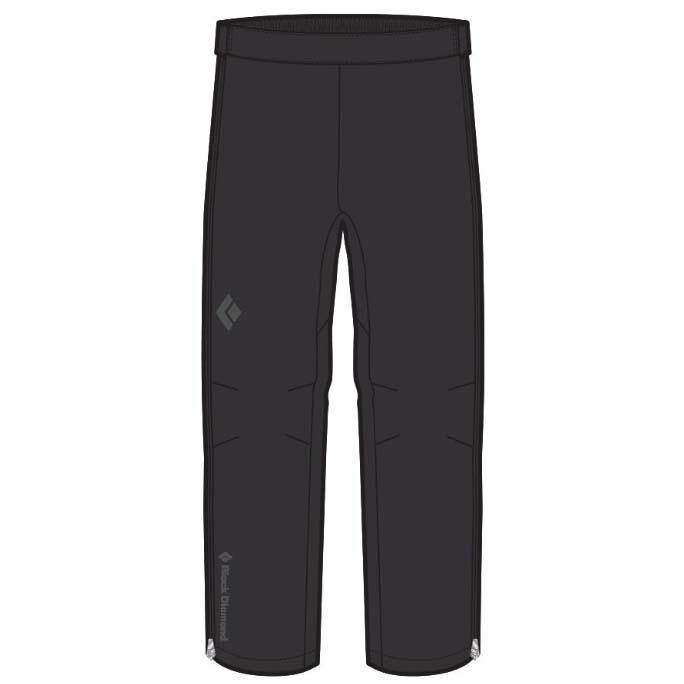 

Брюки Black Diamond StormLine Stretch Full Zip Rain, черный
