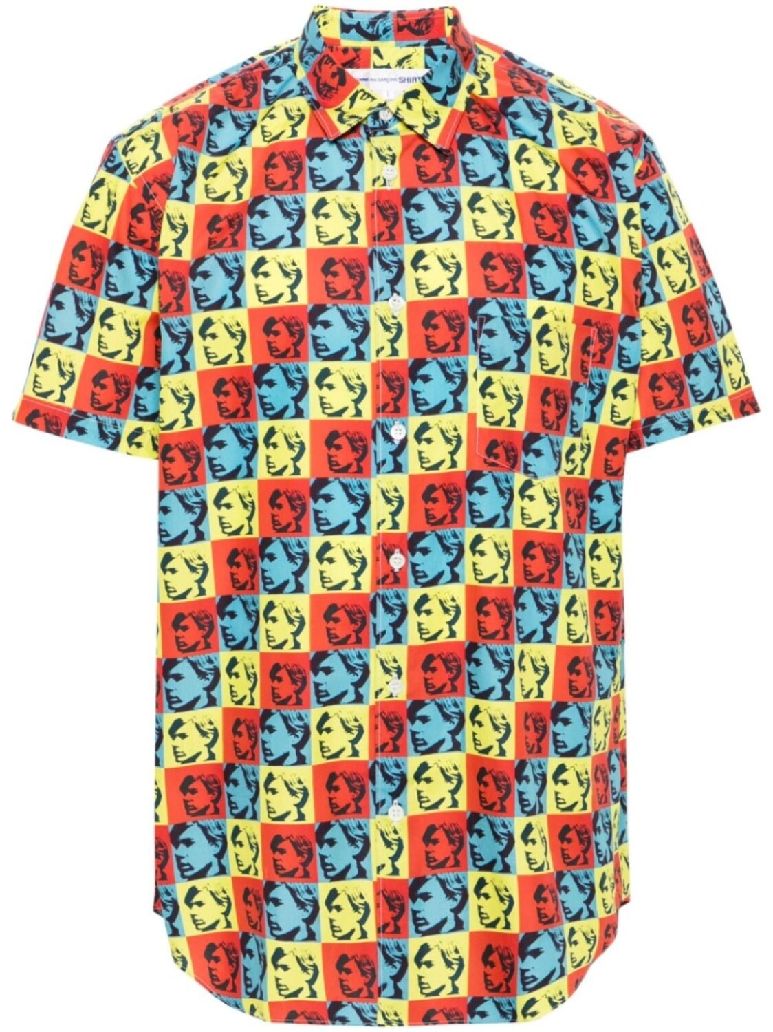

Рубашка из коллаборации с Andy Warhol Comme Des Garçons Shirt, красный
