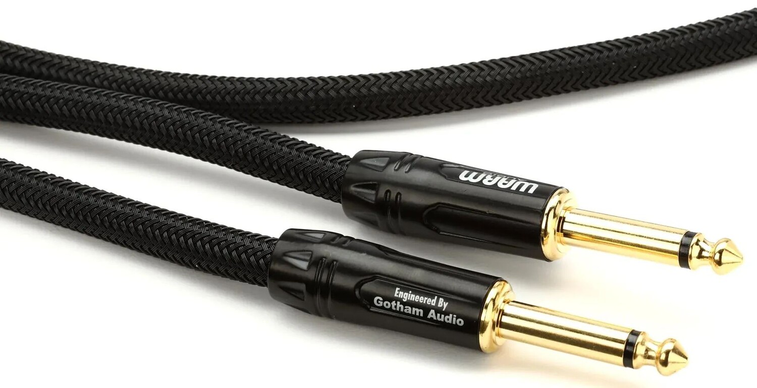 

Акустический кабель Warm Audio Prem-SPKR-3' Premier Gold TS-TS — 3 фута