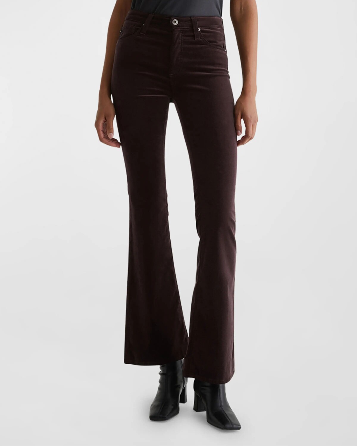 

Джинсы Farrah с завышенной талией Ag Jeans, цвет Amaretto Noir