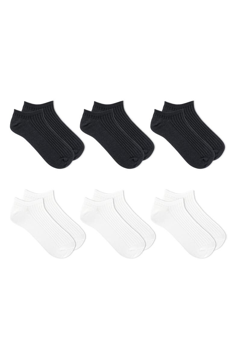 

Набор из 6 носков-невидимок в ассортименте K BELL SOCKS, черно-белый