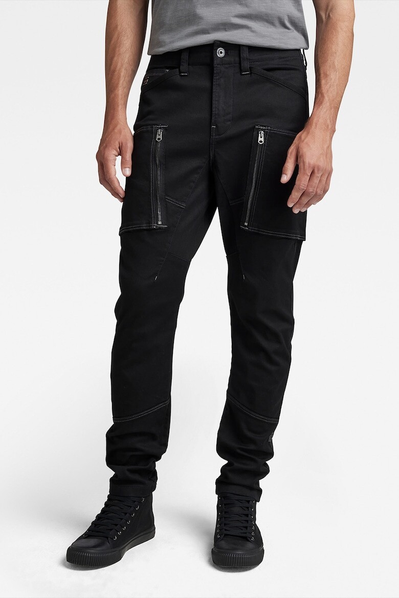 

Приталенные брюки-карго G-Star Raw, черный