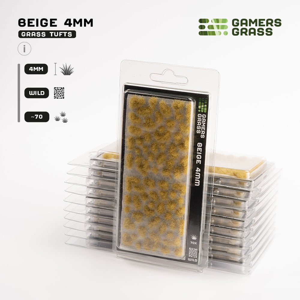 

Аксессуары Gamers Grass Gamers Grass Tufts: Beige - Wild 4mm