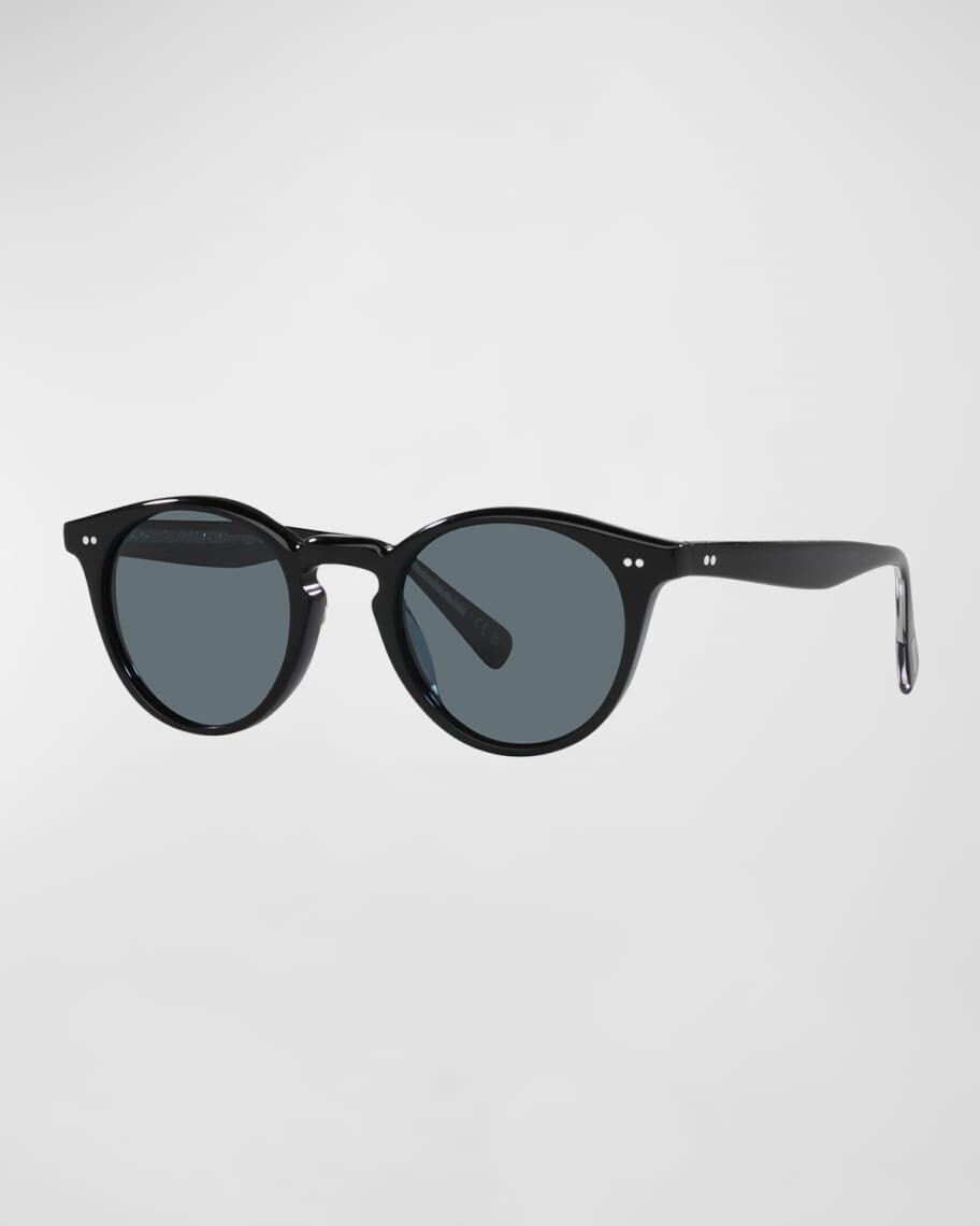 

Мужские круглые поляризованные солнцезащитные очки The Romare Sun Oliver Peoples
