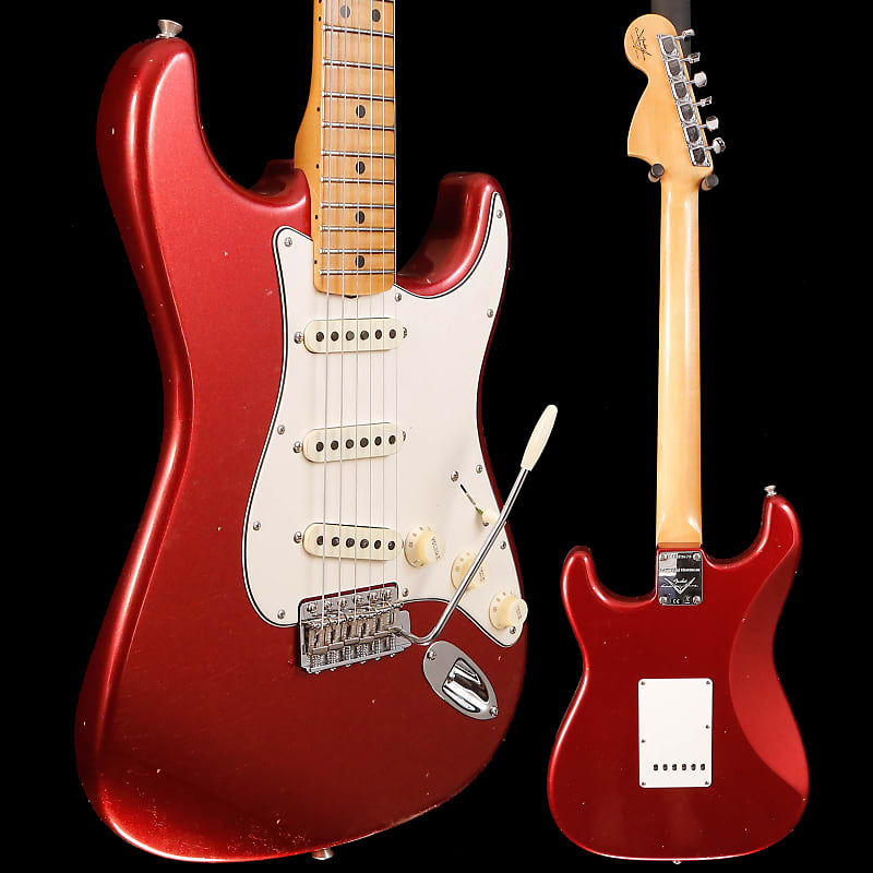 

Электрогитара Fender Custom Shop '69 Stratocaster Journeyman Relic, Fire Mist Red 7lbs 13.3oz