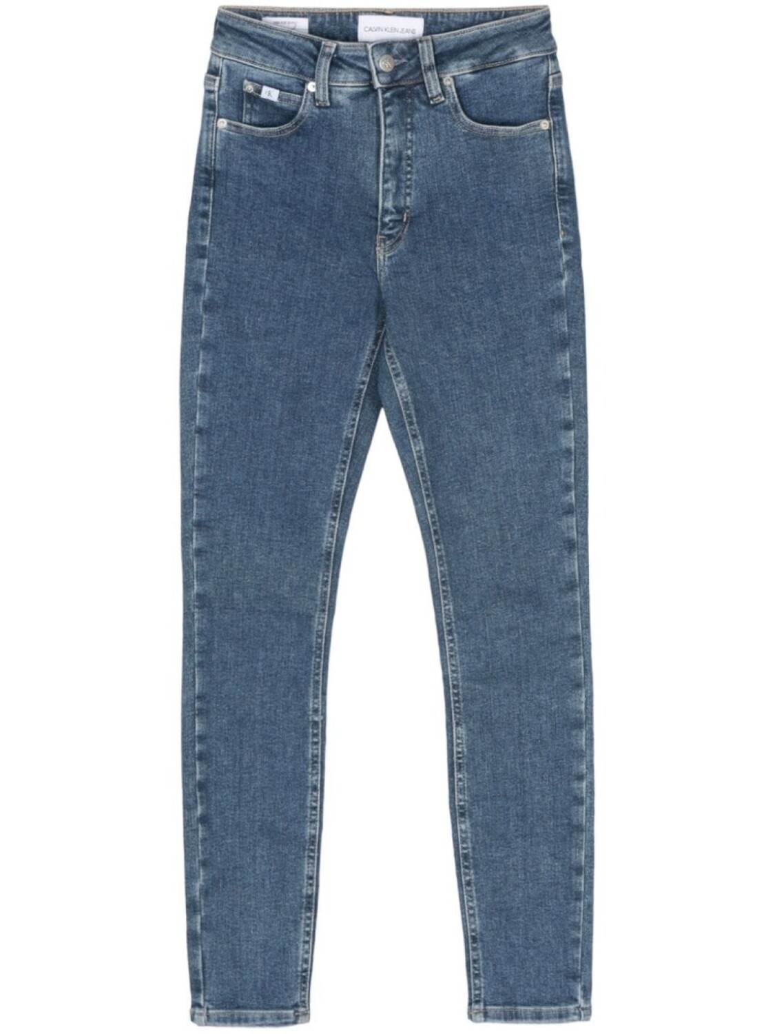 

Calvin Klein Jeans узкие джинсы с высокой посадкой, синий