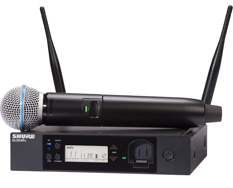 Микрофон Shure GLXD24R+/B58-Z3 Digital Wireless Rack System with BETA58A Vocal Microphone шлейф для sony xperia z3 d6633 dual sim с кнопками громкости и включения виброзвонком и микрофоном