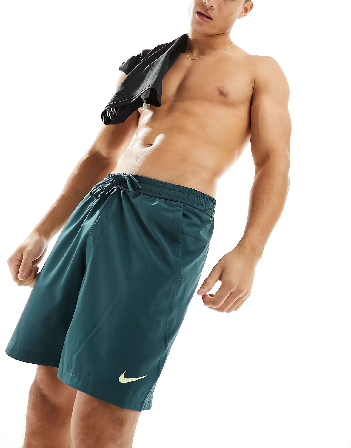 

Темно-зеленые шорты Nike Dri-FIT form 7 дюймов