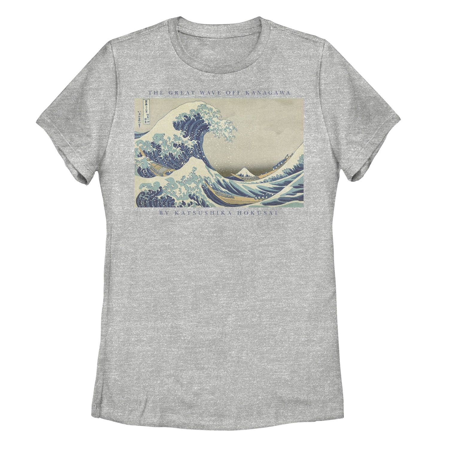 Детская футболка с рисунком The Great Wave Off Kanagawa the great wave off kanagawa big red circle men humor short sleeve round neck 100% cotton t shirt