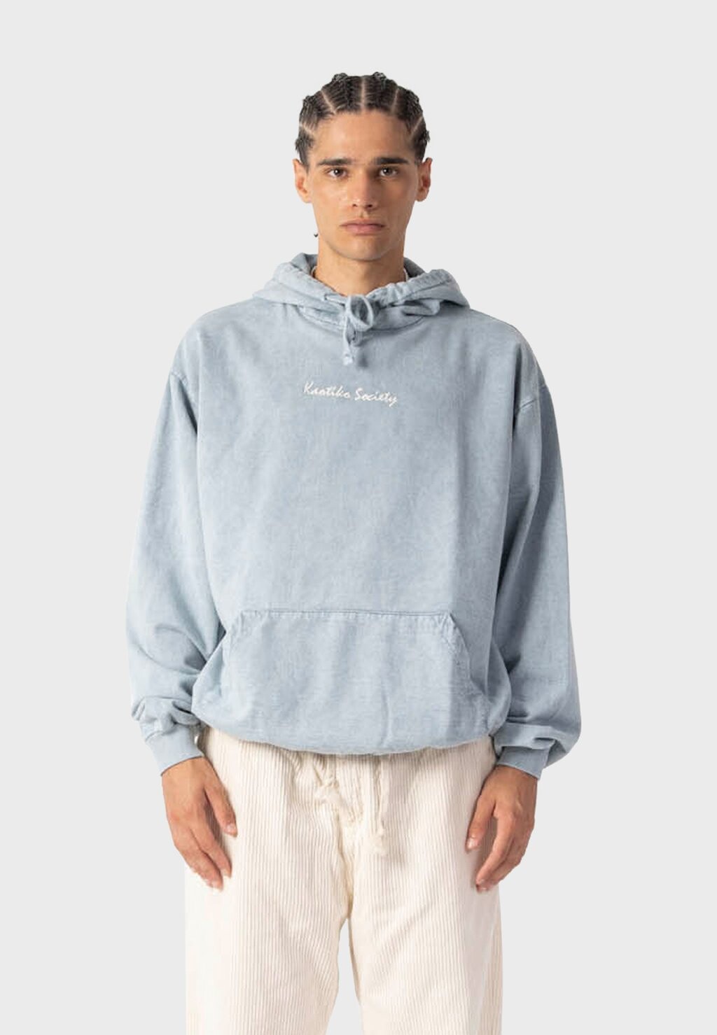 

Толстовка с капюшоном HOODED VANCOUVER SOCIETY Kaotiko, голубой