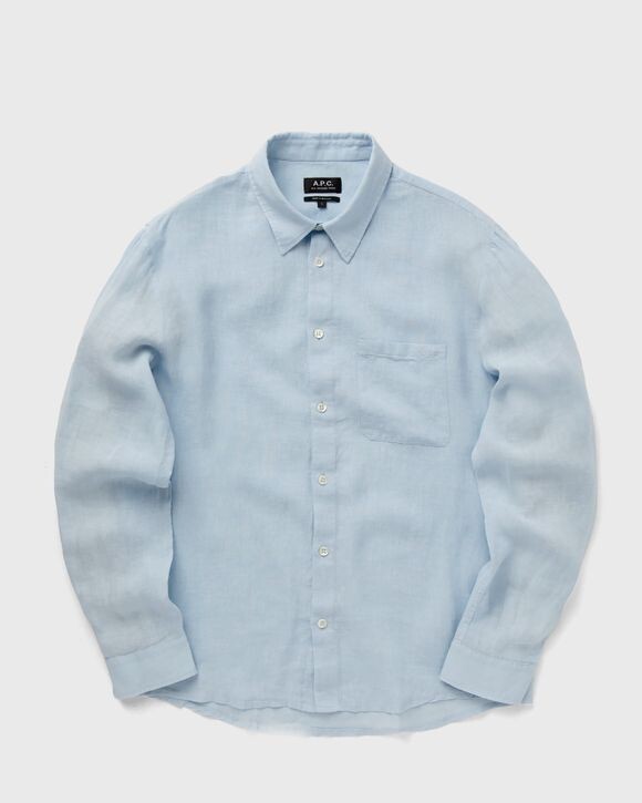 

Рубашка A.P.C. Chemise Cassel Logo, цвет iab-bleu clair