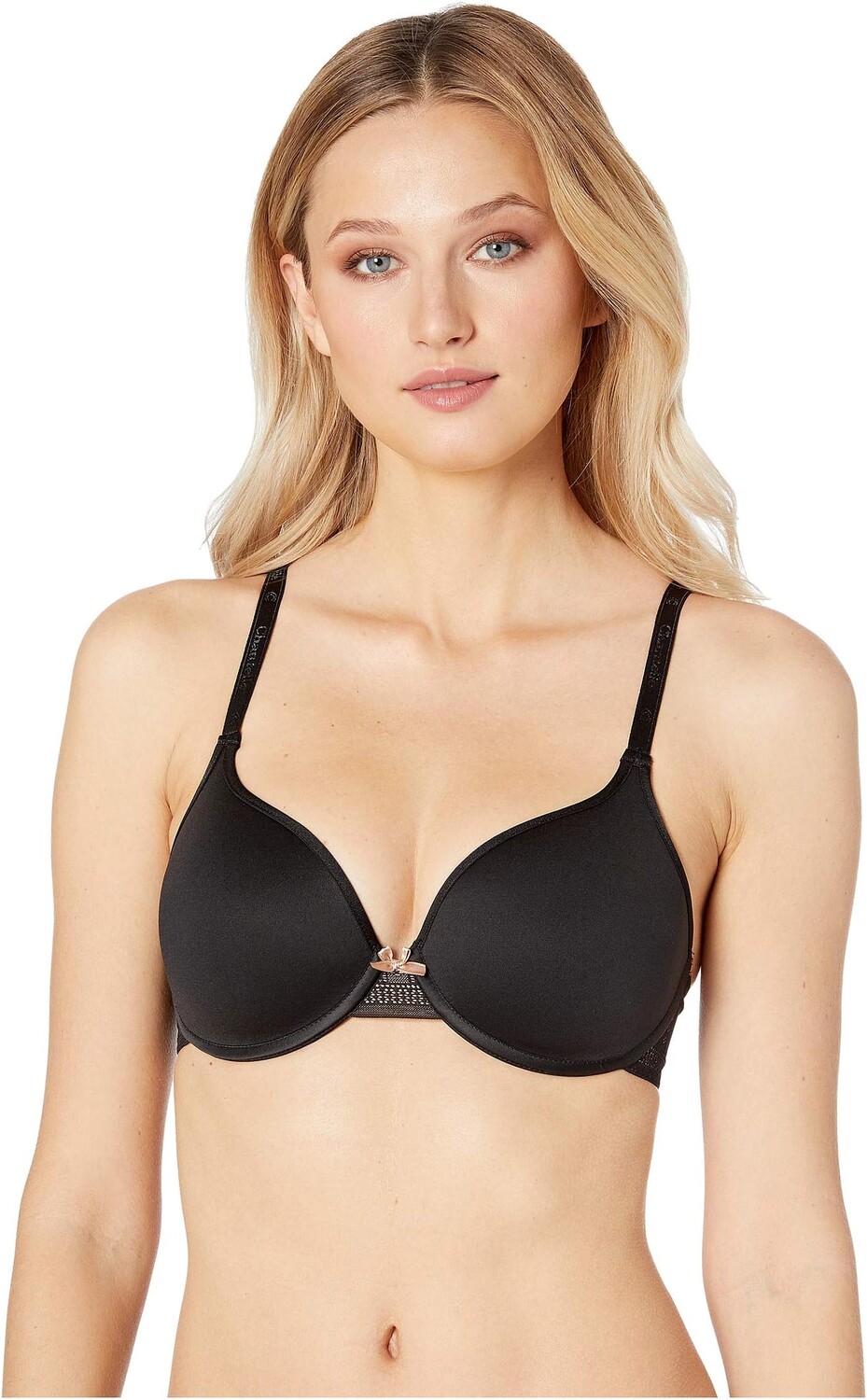 

Футболка C Ideal Smooth с полным покрытием и гладкой спинкой Chantelle, черный