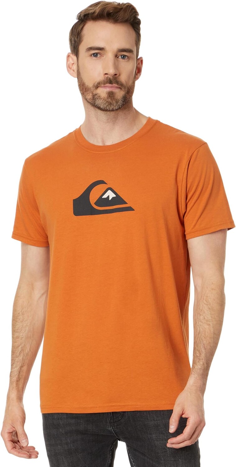

Футболка с короткими рукавами и логотипом Comp Quiksilver, цвет Mango