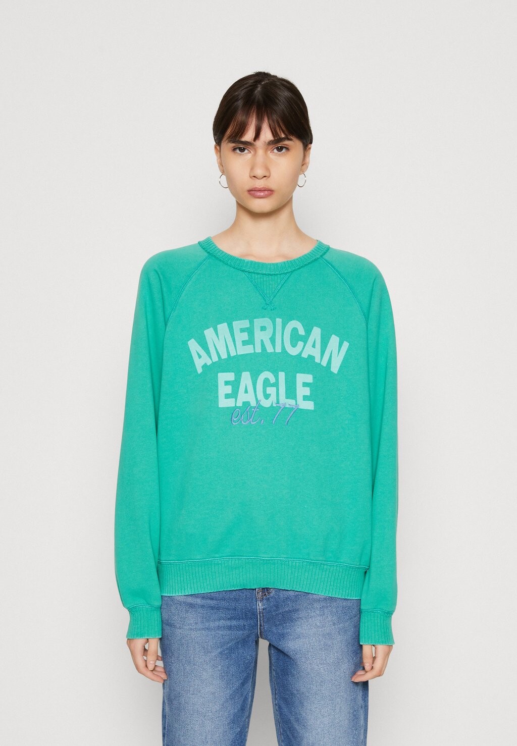 

Толстовка American Eagle ЭКИПАЖ, зеленый