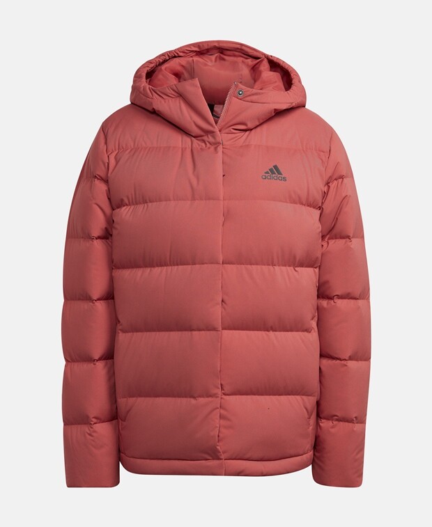 

Пуховик adidas, красный