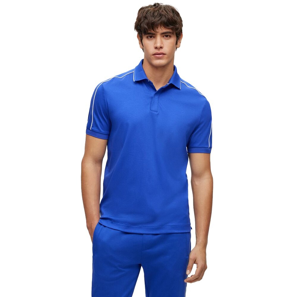 

Поло с коротким рукавом BOSS Penrose 260 PS Slim Fit, синий