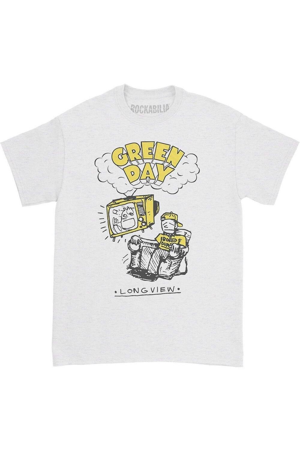 

Футболка Longview с каракулями Green Day, белый