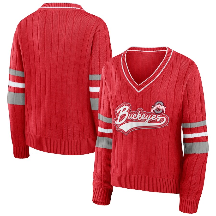 

Свитер WEAR by Erin Andrews Ohio State Buckeyes, красный