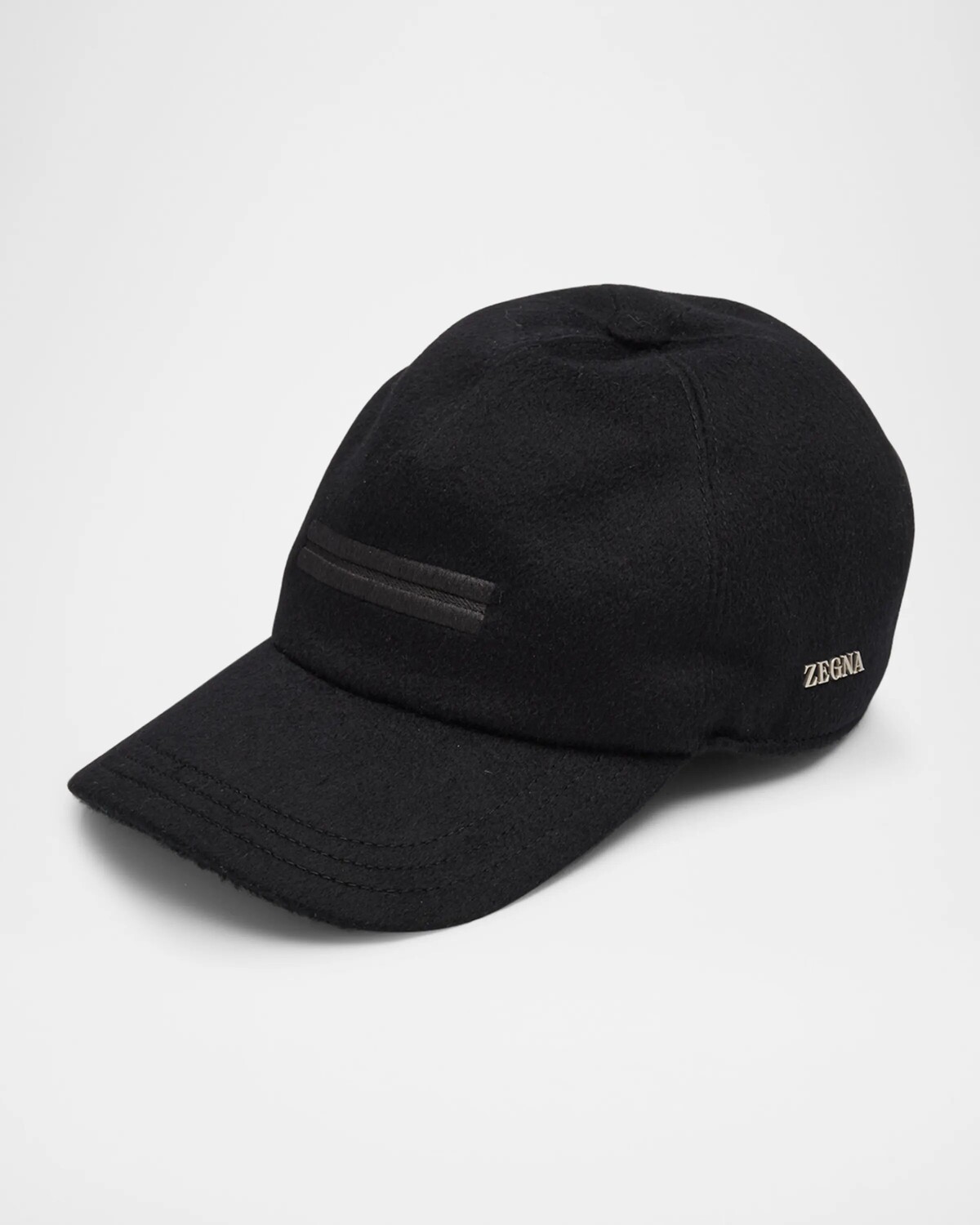 

Мужская бейсболка Oasi из кашемира и шерсти Zegna, цвет Blk Sld