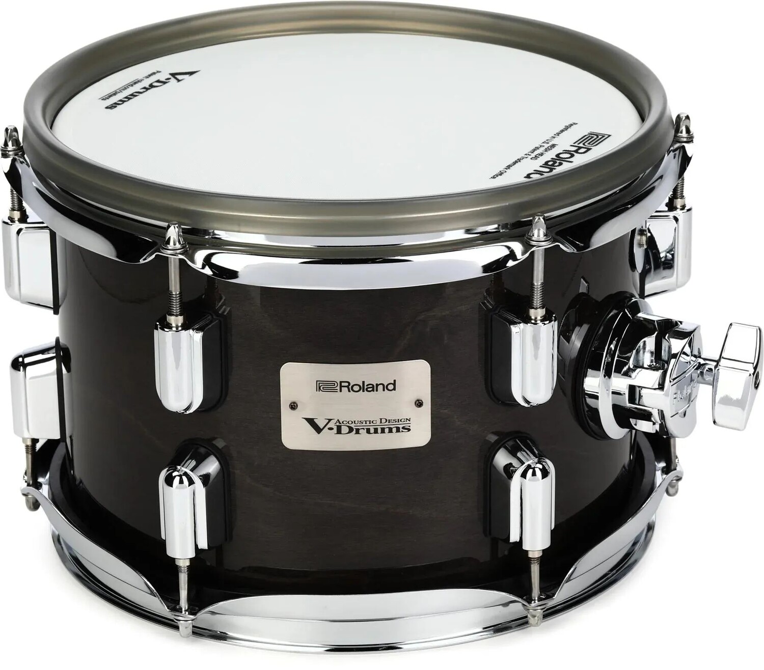 

Roland PDA100-GE V-Drums Acoustic Design, пэд Tom Pad 7 x 10 дюймов — глянцевое черное дерево