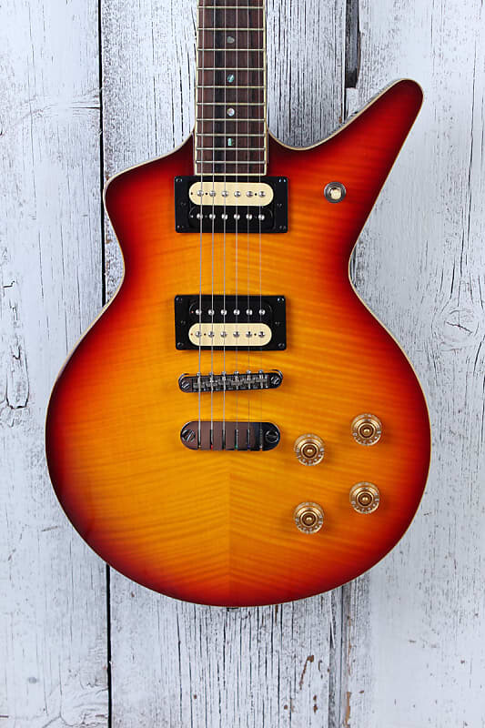 

Электрогитара Dean Cadillac 1980 Flame Maple Electric Guitar Trans Cherry Sunburst Finish