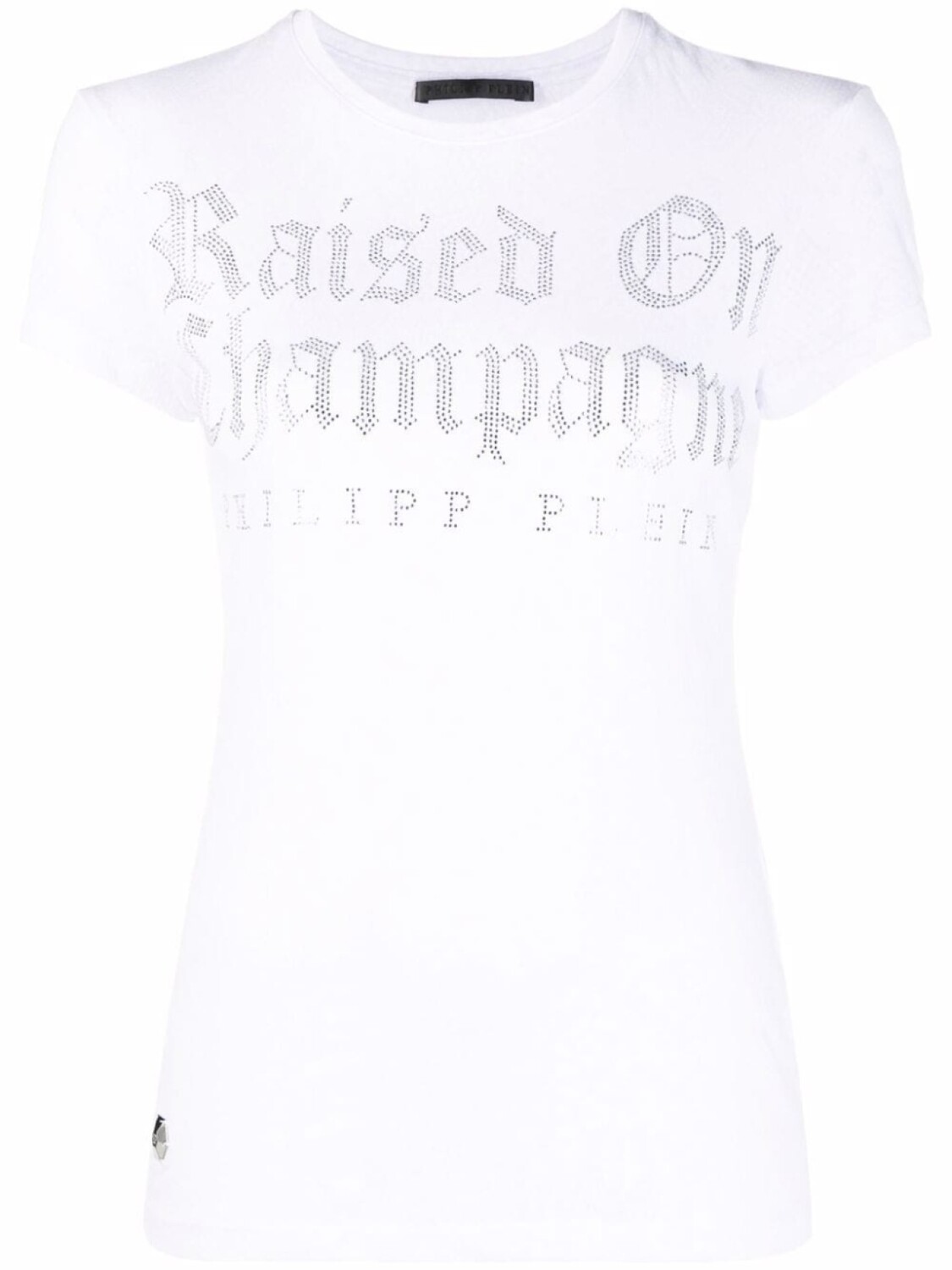 

Philipp Plein футболка с кристаллами, белый