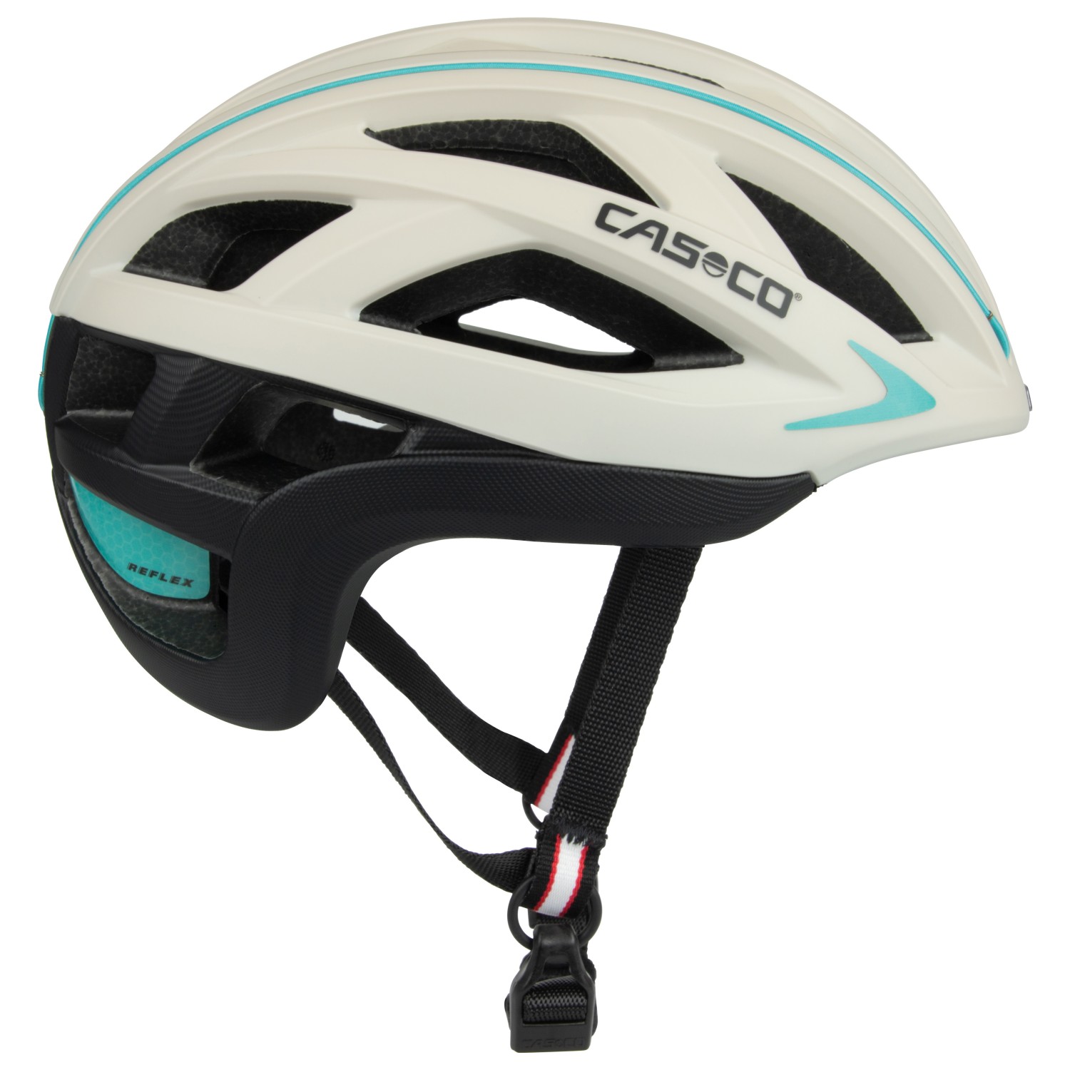 Велосипедный шлем Casco Cuda 2 Strada, цвет White/Turquise/Black